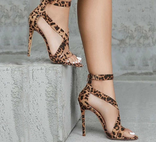 Strappy Leopard Sandal