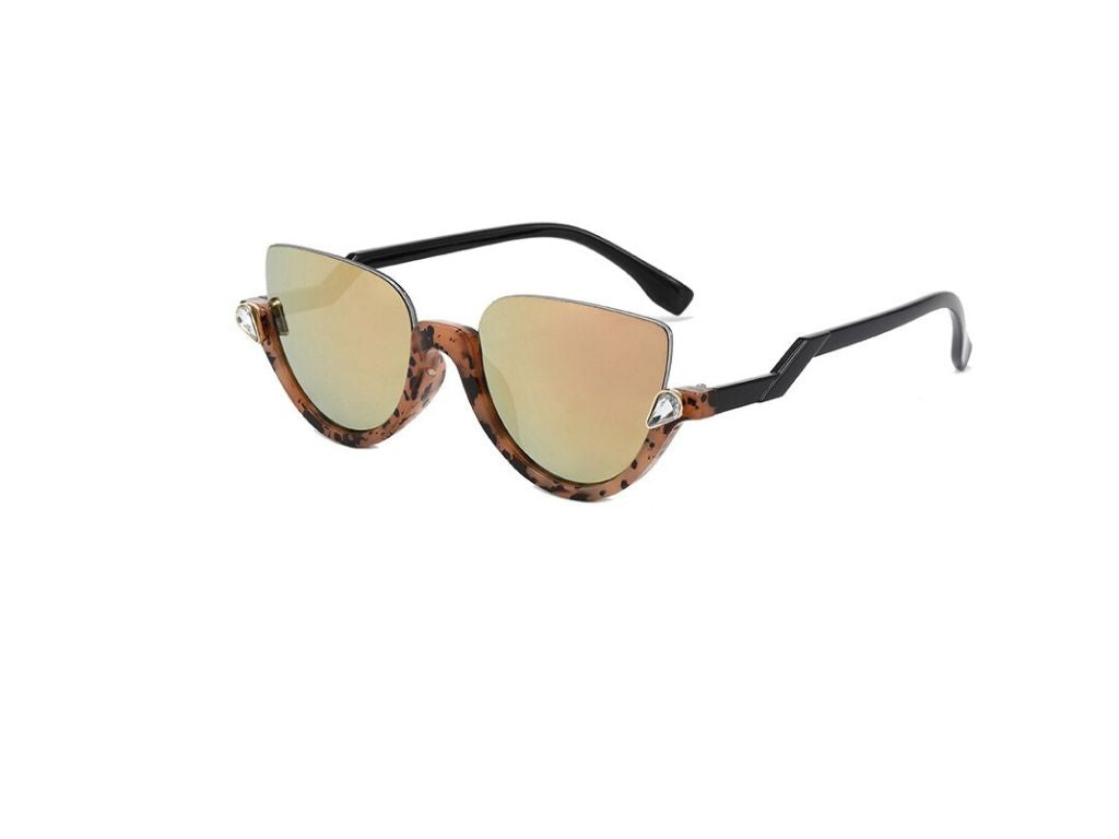 56mm Half Rim Sunglasses