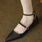 Mary Jane Ankle Strap Flat