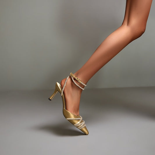 Glitz Pointed Toe Pump