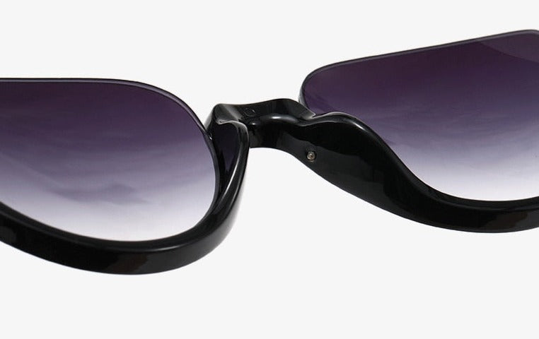 56mm Half Rim Sunglasses