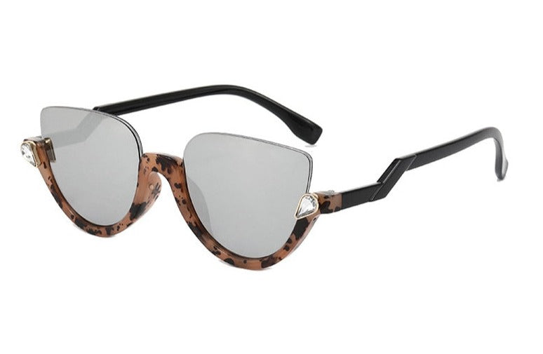56mm Half Rim Sunglasses