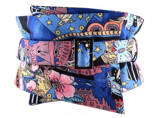 Explosion Flower Wrap Belt