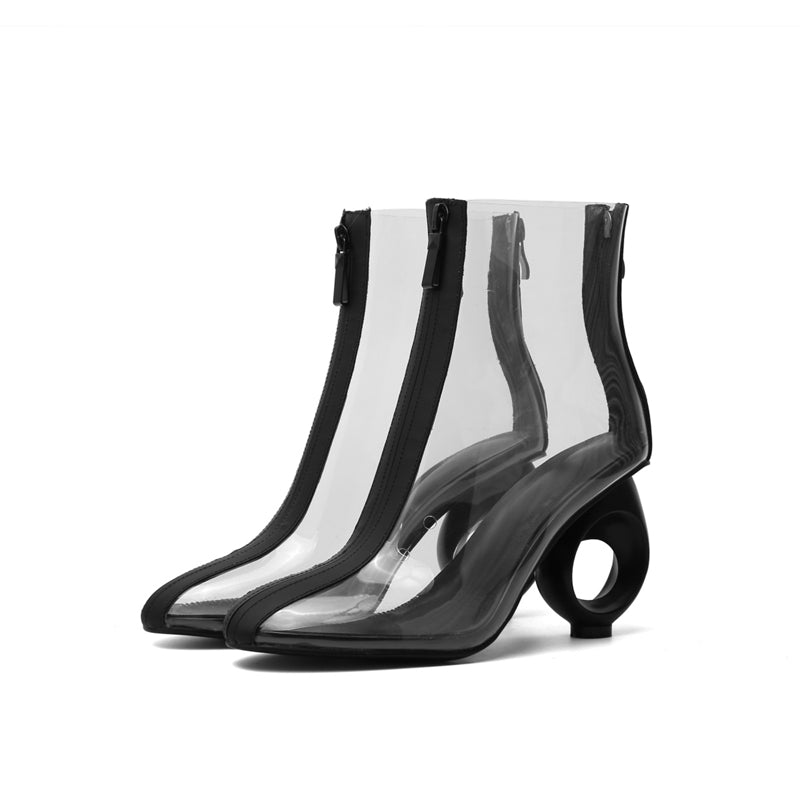 Transparent Rite Round Bootie