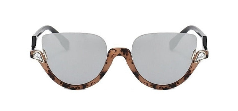 56mm Half Rim Sunglasses