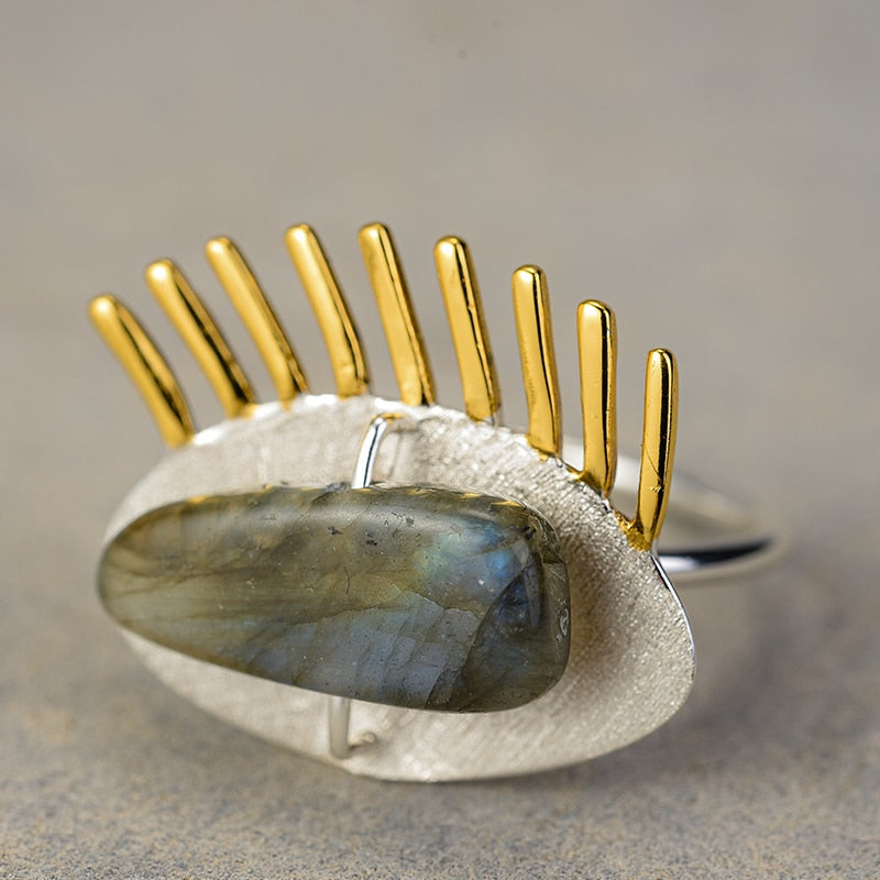 Golden Lash Cocktail Ring