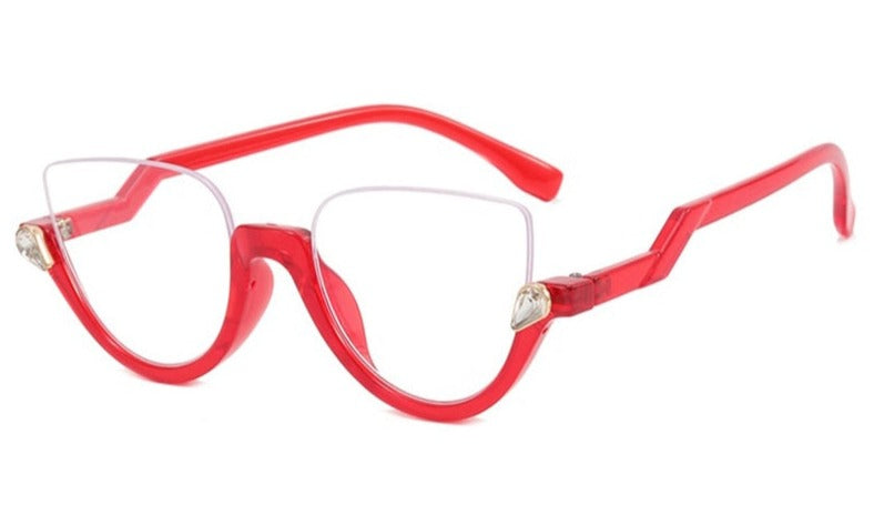 56mm Half Rim Glasses