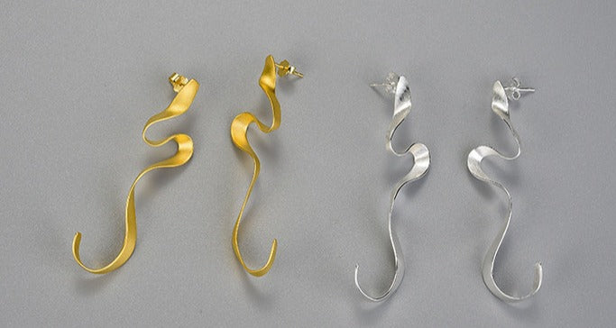 Spiral Drop Earrings