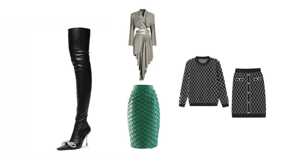 Crystal Embellished Over the Knee Boot