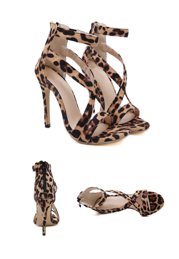 Strappy Leopard Sandal