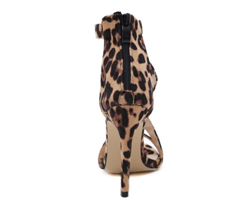 Strappy Leopard Sandal