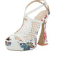 Cut-out Platform Sandal