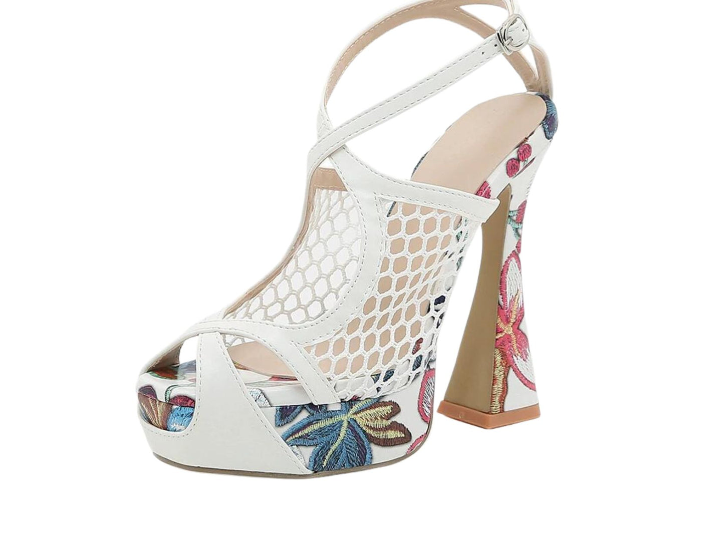 Cut-out Platform Sandal