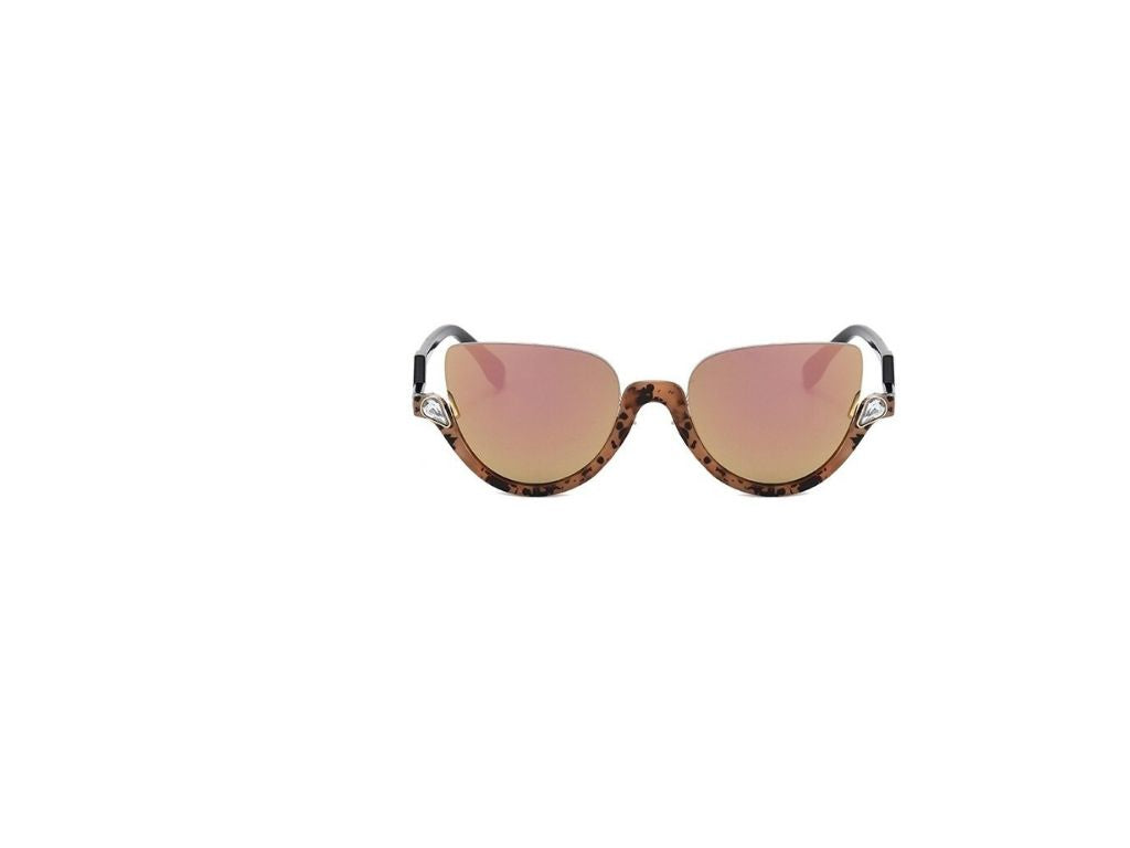 56mm Half Rim Sunglasses