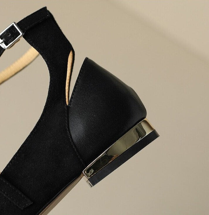 Mary Jane Ankle Strap Flat