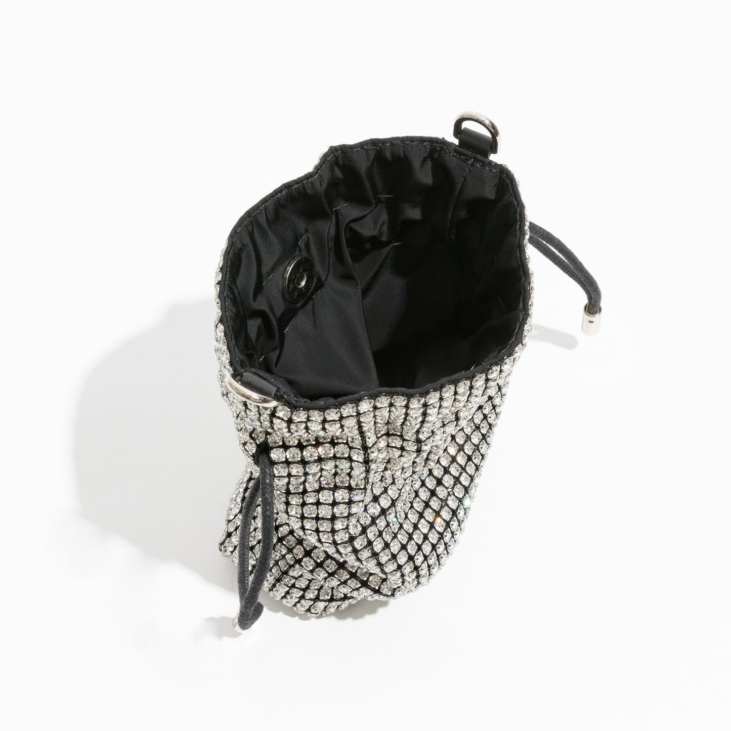 Crystal Drawstring Evening Bag