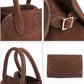 Luxury Suede Satchel