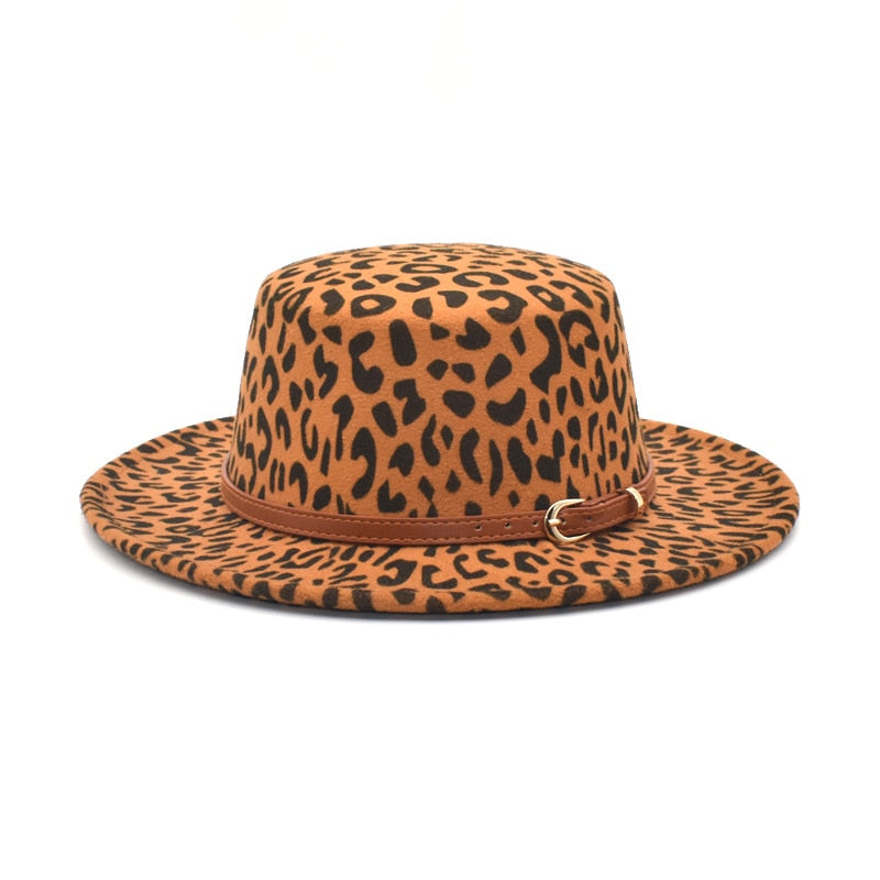 Woolen Flat Top Fedora