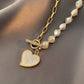 Baroque Pearl Love Necklace