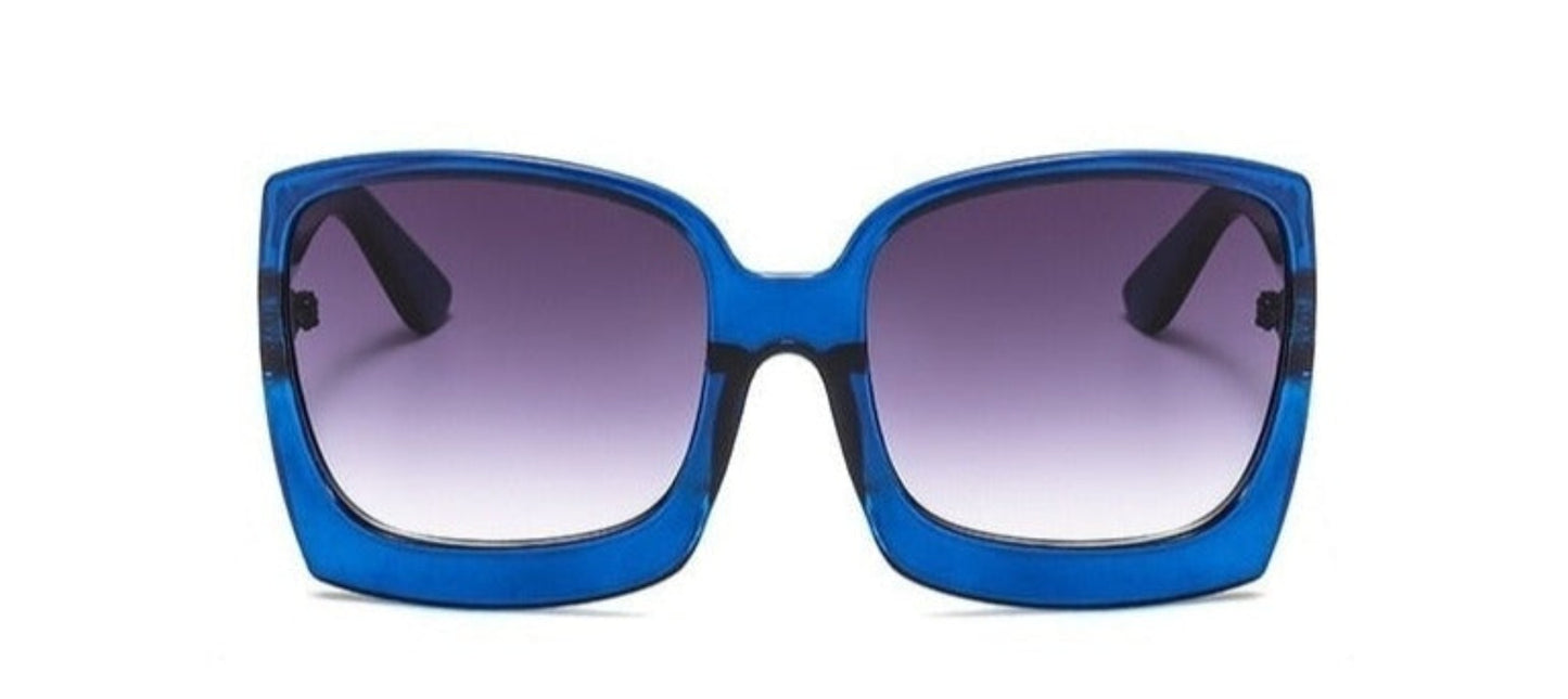 57mm Oversize Gradient Sunglasses
