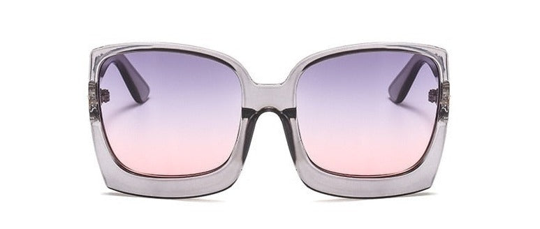 57mm Oversize Gradient Sunglasses